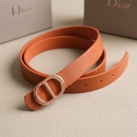 حزام جلد Dior
